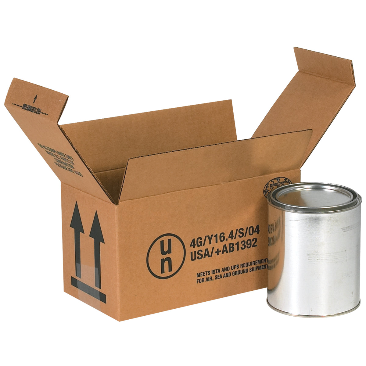 9 1/2 x 4 5/8 x 5 2 - 1 Quart Haz Mat Boxes 25/Bundle